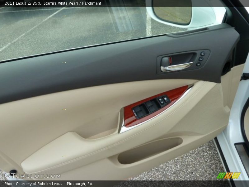 Starfire White Pearl / Parchment 2011 Lexus ES 350