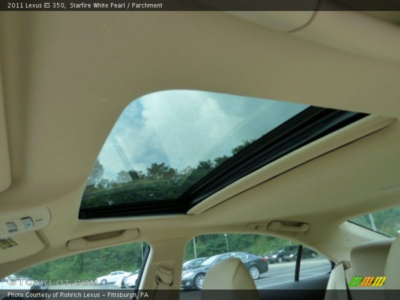 Starfire White Pearl / Parchment 2011 Lexus ES 350