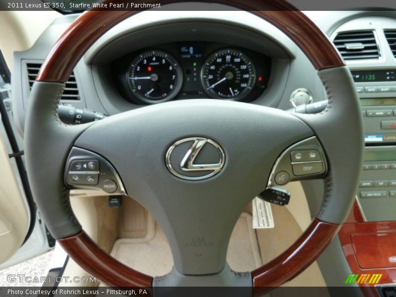 Starfire White Pearl / Parchment 2011 Lexus ES 350