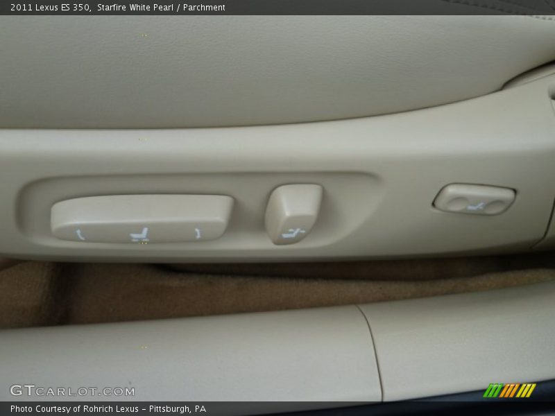 Starfire White Pearl / Parchment 2011 Lexus ES 350