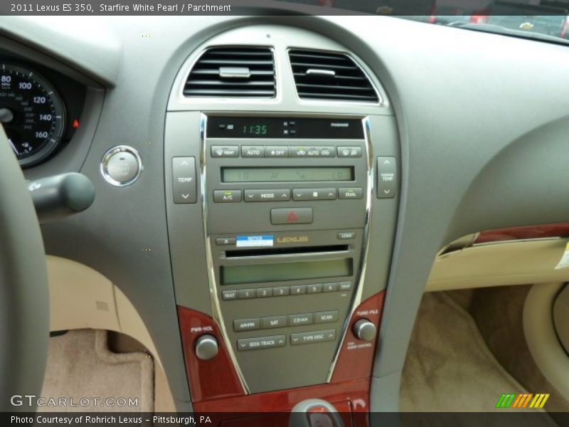 Starfire White Pearl / Parchment 2011 Lexus ES 350