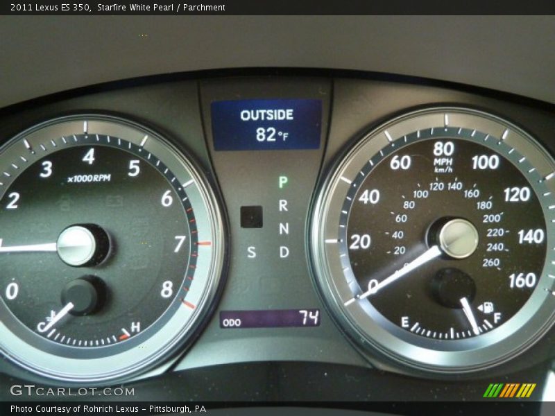 Starfire White Pearl / Parchment 2011 Lexus ES 350
