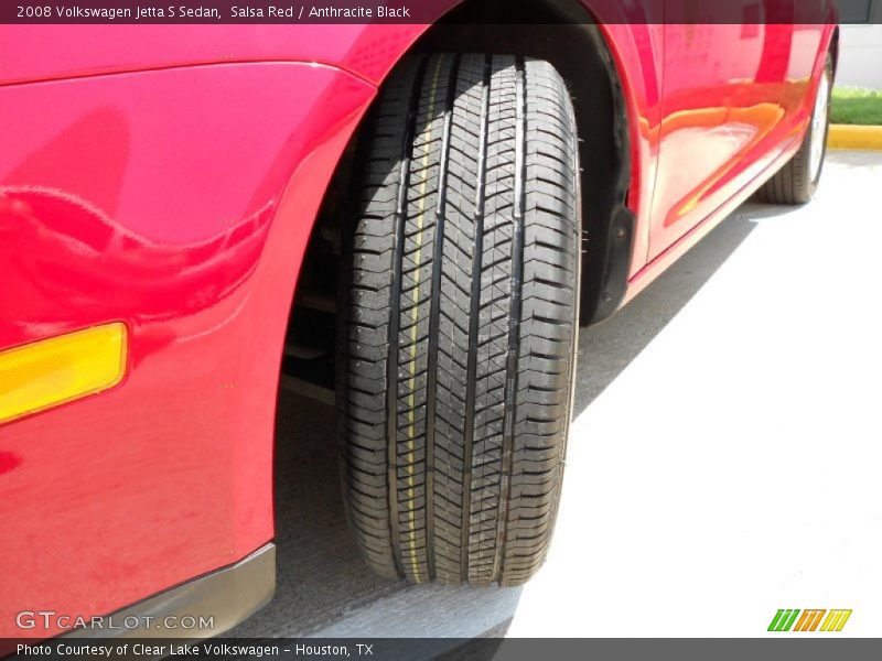 Salsa Red / Anthracite Black 2008 Volkswagen Jetta S Sedan