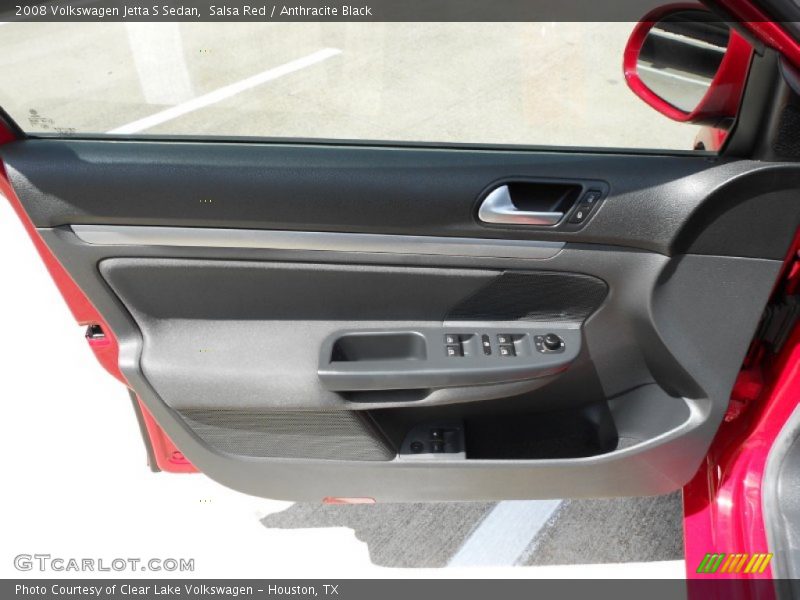 Salsa Red / Anthracite Black 2008 Volkswagen Jetta S Sedan