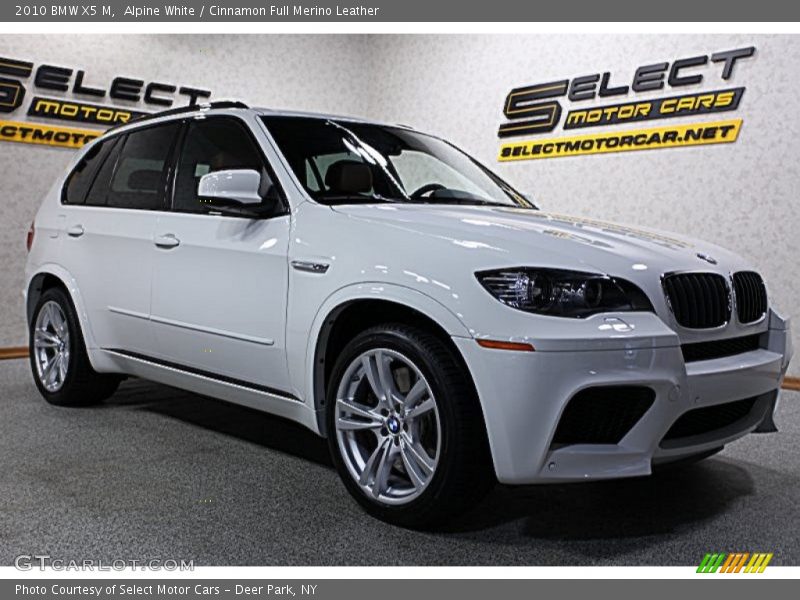 Alpine White / Cinnamon Full Merino Leather 2010 BMW X5 M