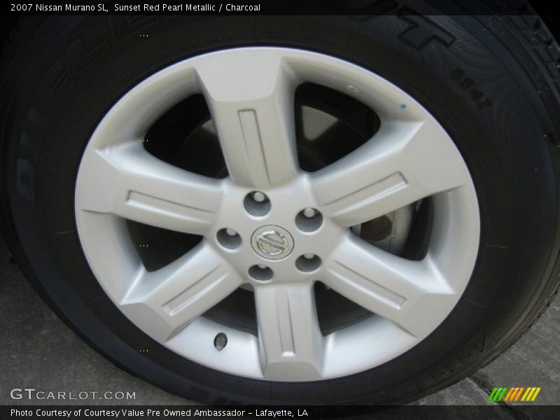 Sunset Red Pearl Metallic / Charcoal 2007 Nissan Murano SL