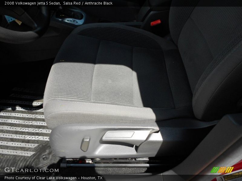 Salsa Red / Anthracite Black 2008 Volkswagen Jetta S Sedan