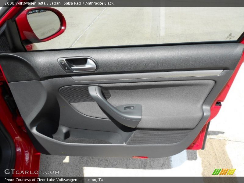 Salsa Red / Anthracite Black 2008 Volkswagen Jetta S Sedan