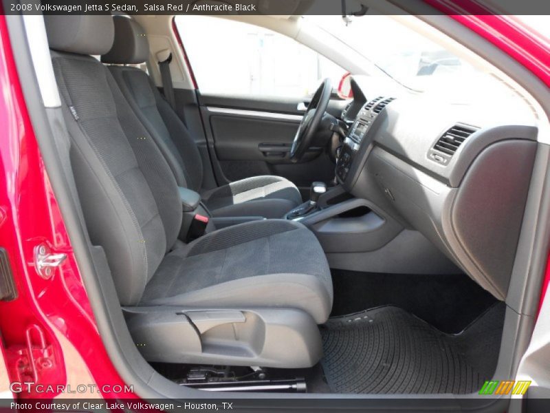 Salsa Red / Anthracite Black 2008 Volkswagen Jetta S Sedan