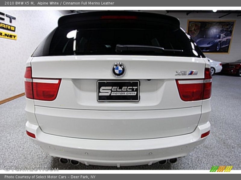 Alpine White / Cinnamon Full Merino Leather 2010 BMW X5 M