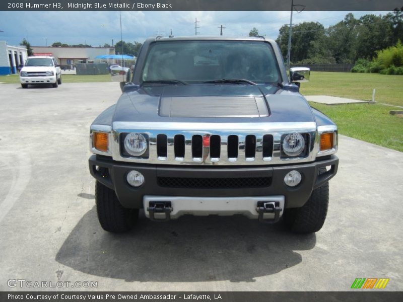 Midnight Blue Metallic / Ebony Black 2008 Hummer H3