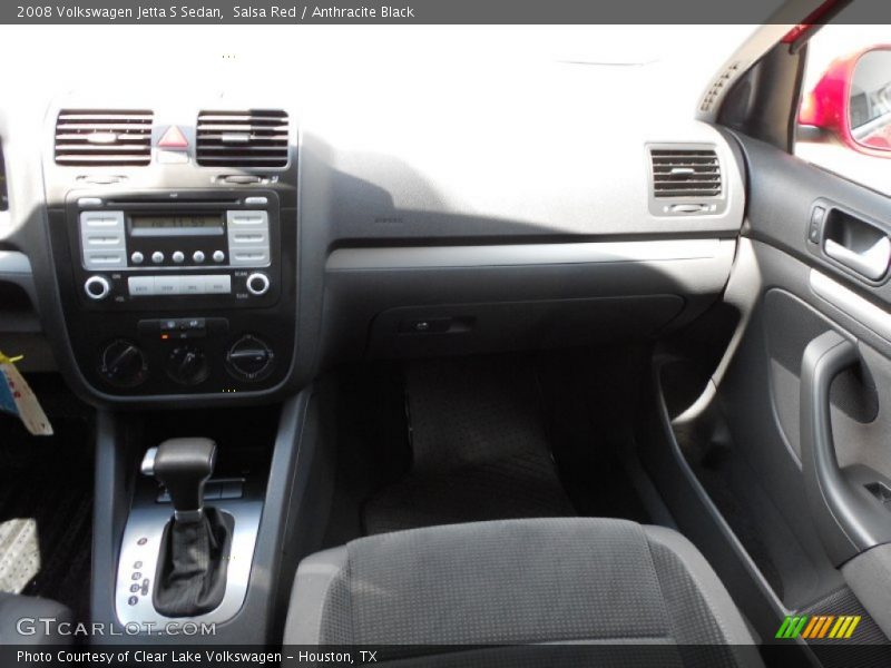 Salsa Red / Anthracite Black 2008 Volkswagen Jetta S Sedan