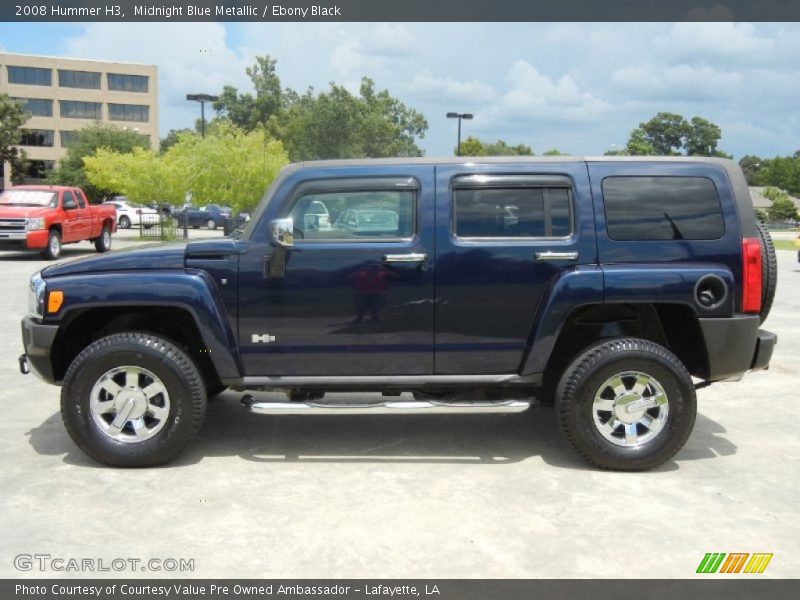 Midnight Blue Metallic / Ebony Black 2008 Hummer H3