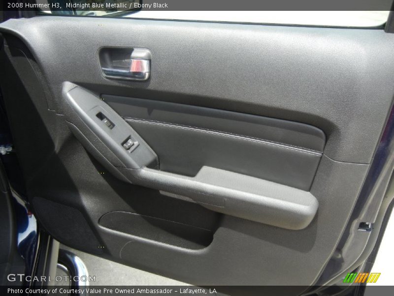 Midnight Blue Metallic / Ebony Black 2008 Hummer H3