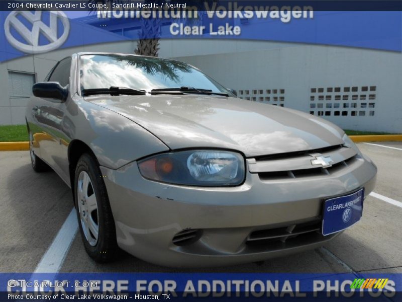 Sandrift Metallic / Neutral 2004 Chevrolet Cavalier LS Coupe