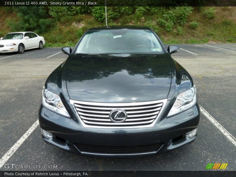 Smoky Granite Mica / Black 2011 Lexus LS 460 AWD