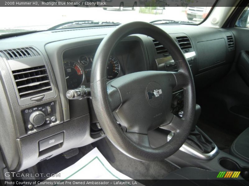 Midnight Blue Metallic / Ebony Black 2008 Hummer H3