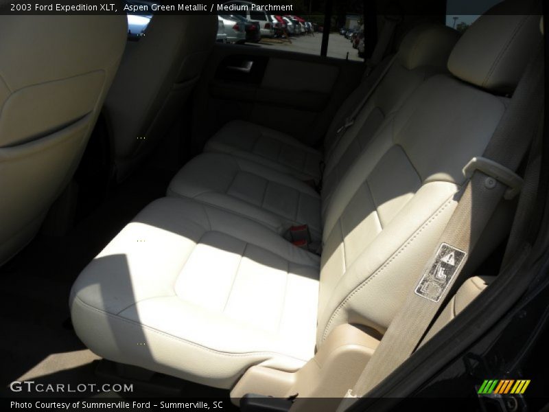 Aspen Green Metallic / Medium Parchment 2003 Ford Expedition XLT