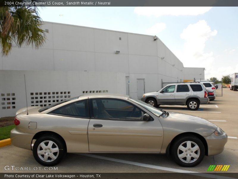Sandrift Metallic / Neutral 2004 Chevrolet Cavalier LS Coupe