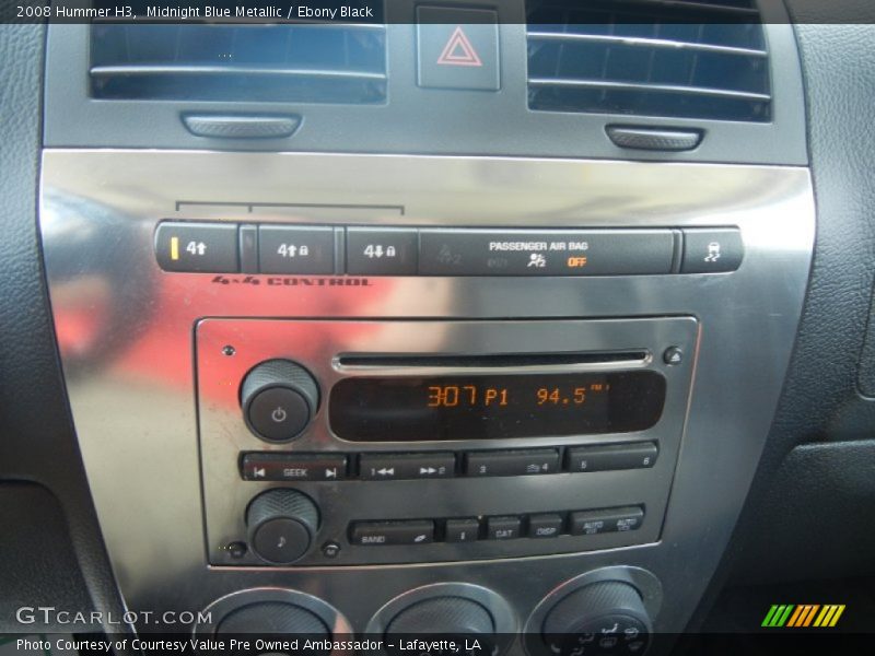 Midnight Blue Metallic / Ebony Black 2008 Hummer H3