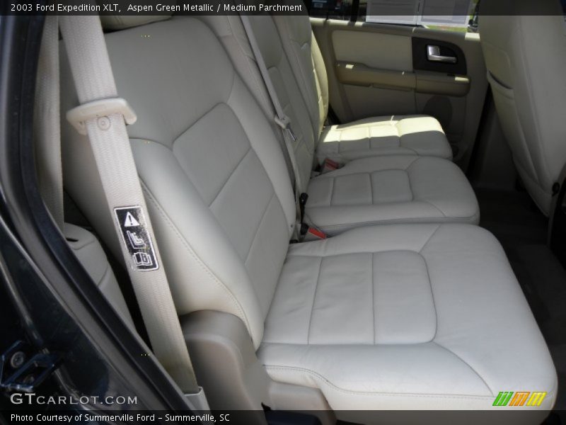 Aspen Green Metallic / Medium Parchment 2003 Ford Expedition XLT