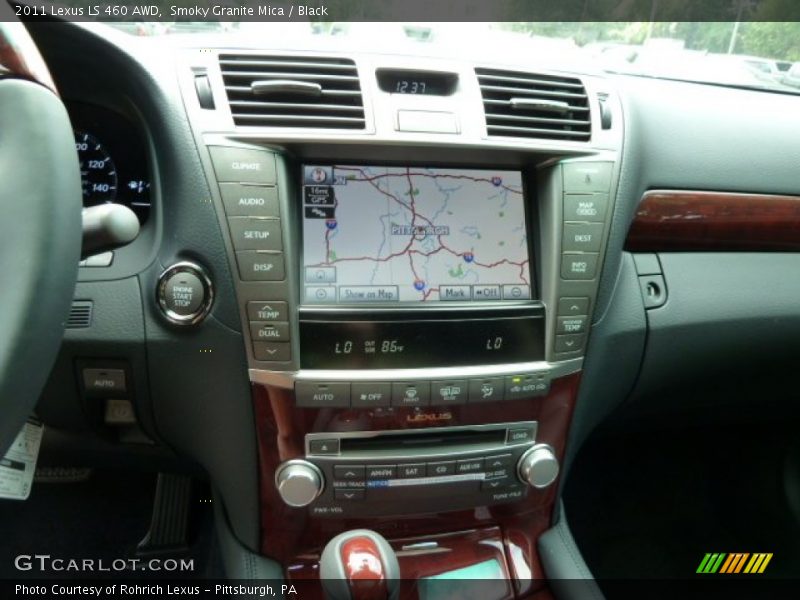 Controls of 2011 LS 460 AWD