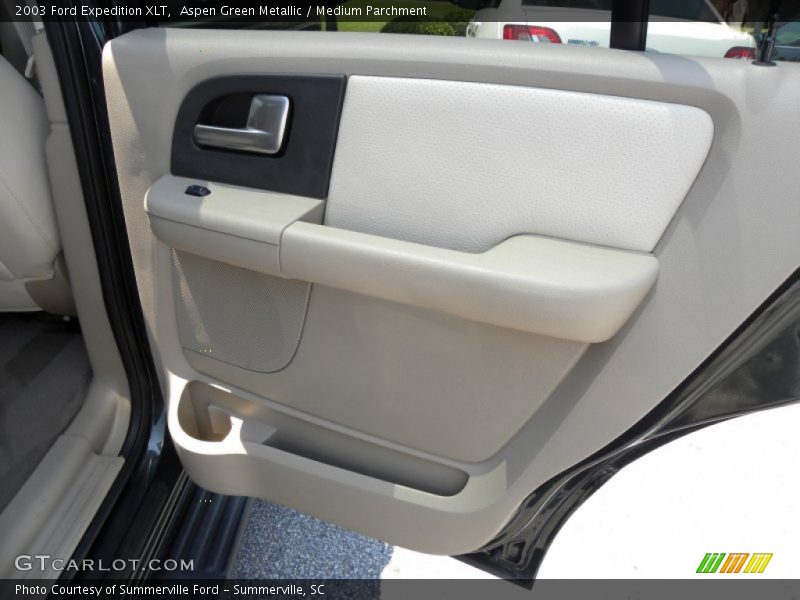 Aspen Green Metallic / Medium Parchment 2003 Ford Expedition XLT