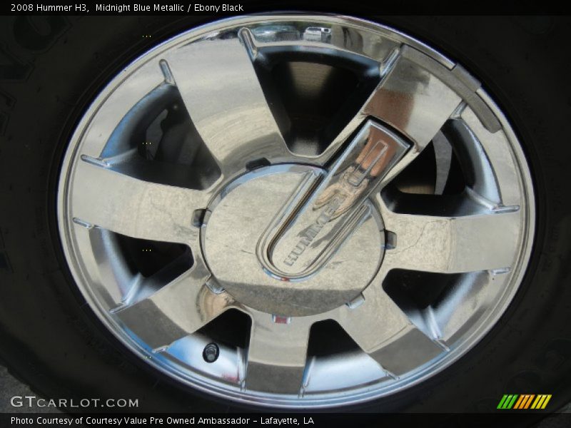 Midnight Blue Metallic / Ebony Black 2008 Hummer H3