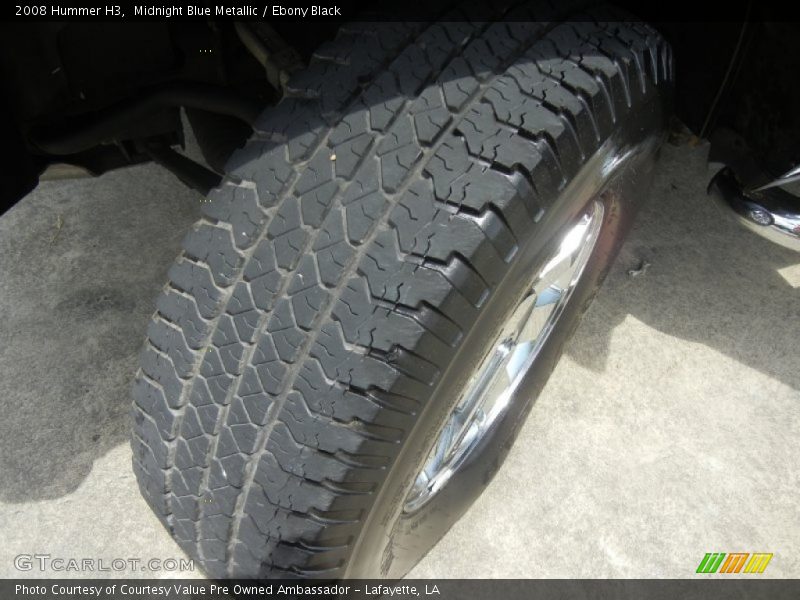 Midnight Blue Metallic / Ebony Black 2008 Hummer H3