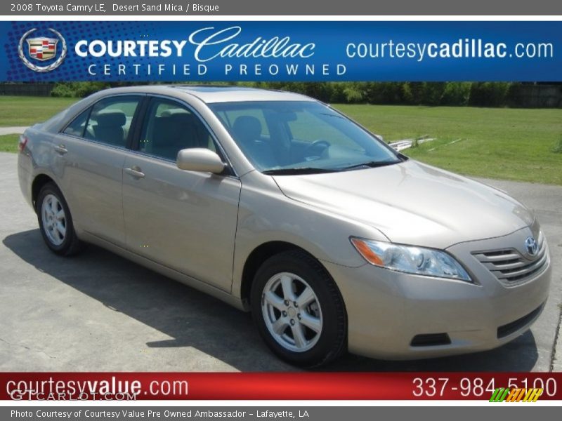 Desert Sand Mica / Bisque 2008 Toyota Camry LE