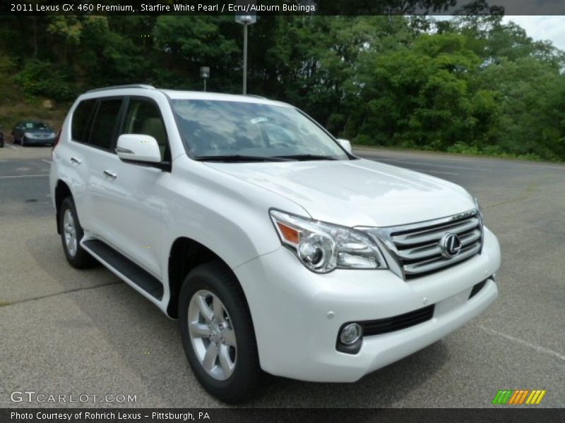 Starfire White Pearl / Ecru/Auburn Bubinga 2011 Lexus GX 460 Premium