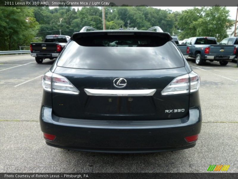 Smokey Granite Mica / Light Gray 2011 Lexus RX 350 AWD