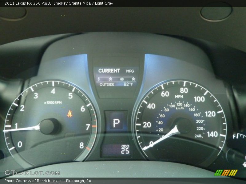  2011 RX 350 AWD 350 AWD Gauges