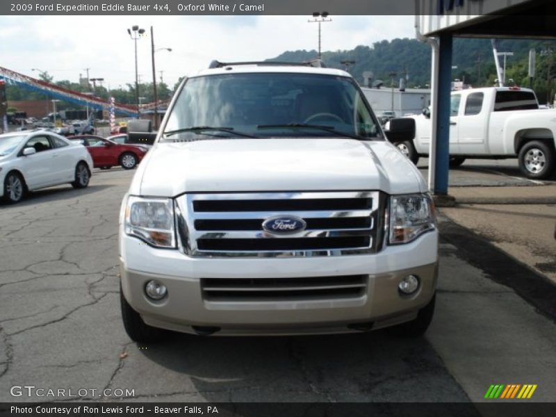 Oxford White / Camel 2009 Ford Expedition Eddie Bauer 4x4