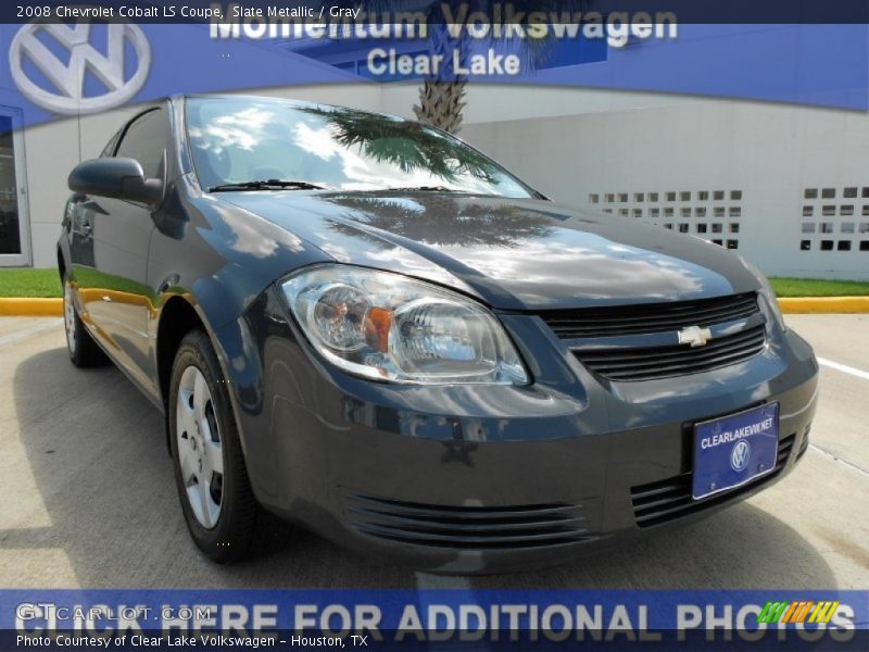 Slate Metallic / Gray 2008 Chevrolet Cobalt LS Coupe