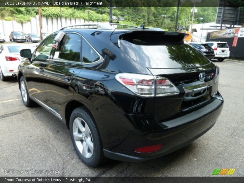 Obsidian Black / Parchment 2011 Lexus RX 350 AWD