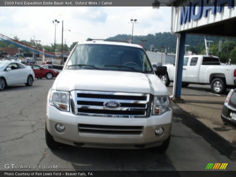 Oxford White / Camel 2009 Ford Expedition Eddie Bauer 4x4