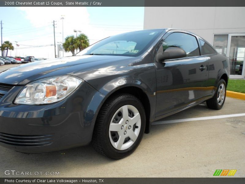 Slate Metallic / Gray 2008 Chevrolet Cobalt LS Coupe