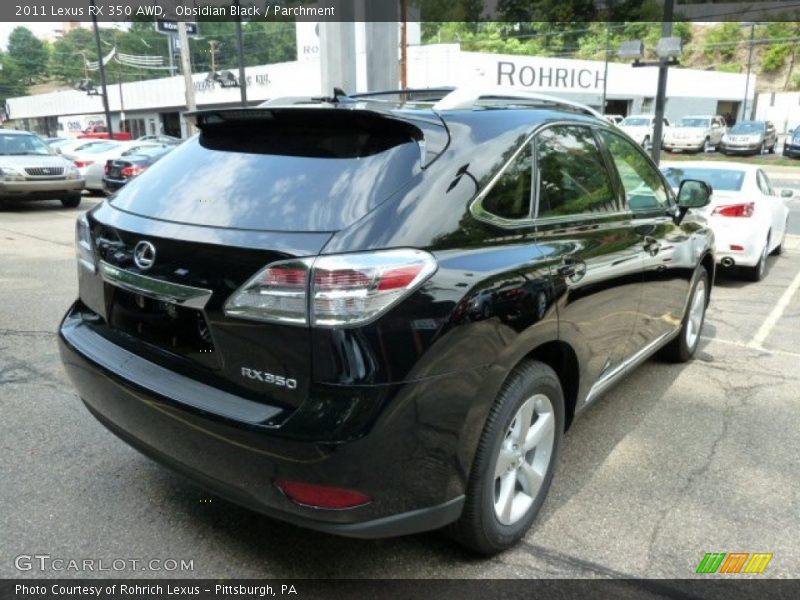 Obsidian Black / Parchment 2011 Lexus RX 350 AWD