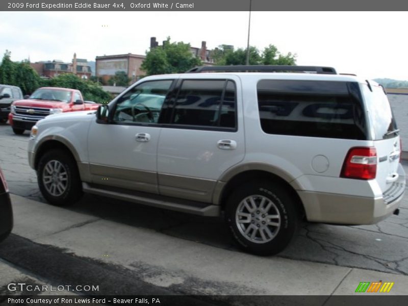 Oxford White / Camel 2009 Ford Expedition Eddie Bauer 4x4