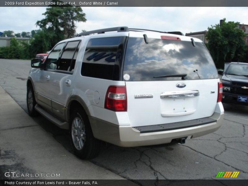 Oxford White / Camel 2009 Ford Expedition Eddie Bauer 4x4