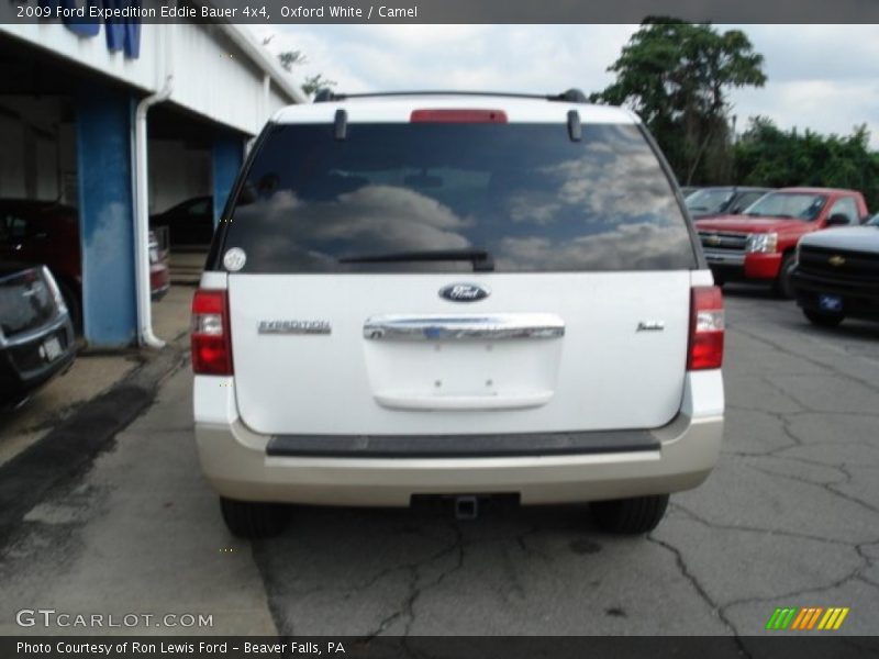 Oxford White / Camel 2009 Ford Expedition Eddie Bauer 4x4