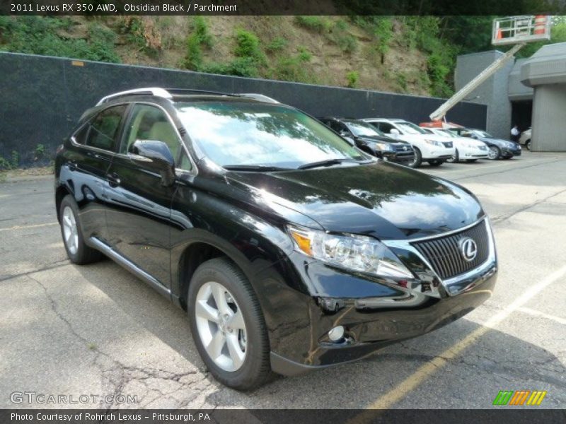 Obsidian Black / Parchment 2011 Lexus RX 350 AWD