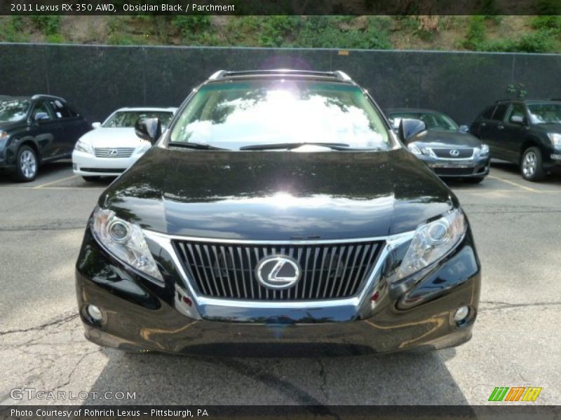 Obsidian Black / Parchment 2011 Lexus RX 350 AWD