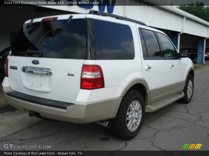 Oxford White / Camel 2009 Ford Expedition Eddie Bauer 4x4