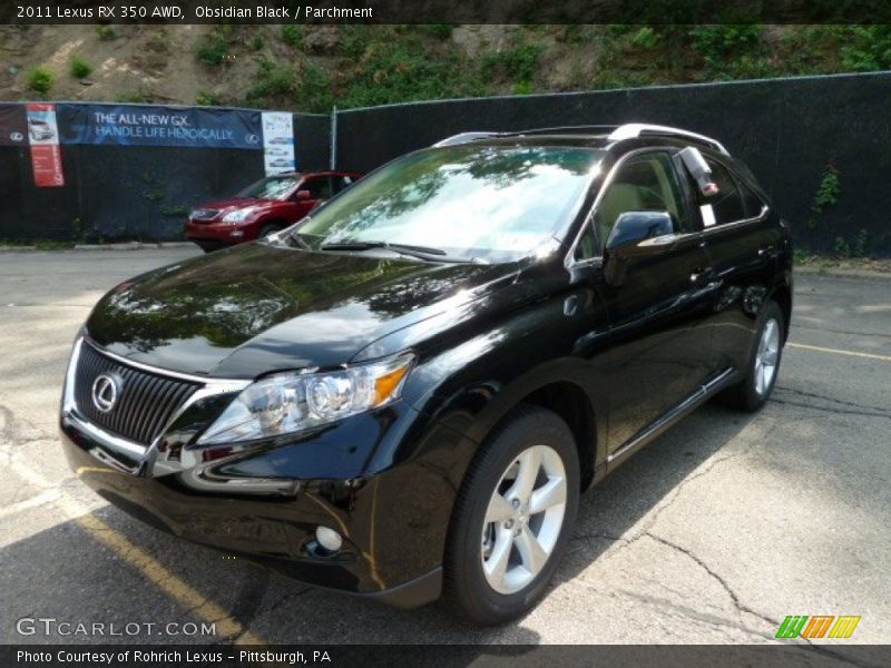 Obsidian Black / Parchment 2011 Lexus RX 350 AWD