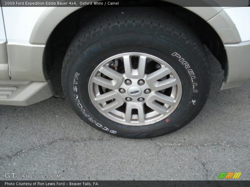 Oxford White / Camel 2009 Ford Expedition Eddie Bauer 4x4