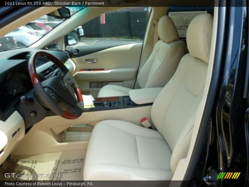  2011 RX 350 AWD Parchment Interior