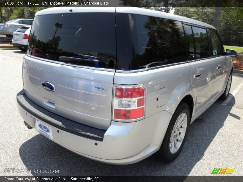 Brilliant Silver Metallic / Charcoal Black 2009 Ford Flex SEL