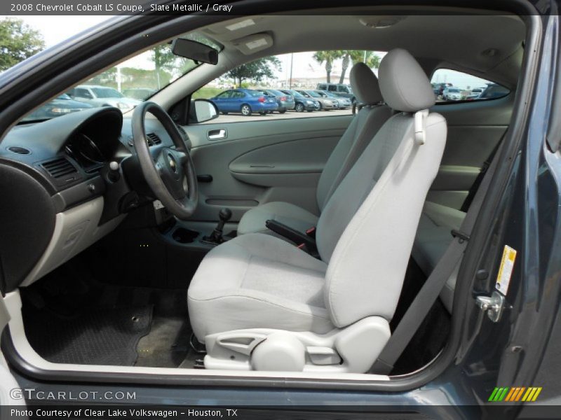 Slate Metallic / Gray 2008 Chevrolet Cobalt LS Coupe
